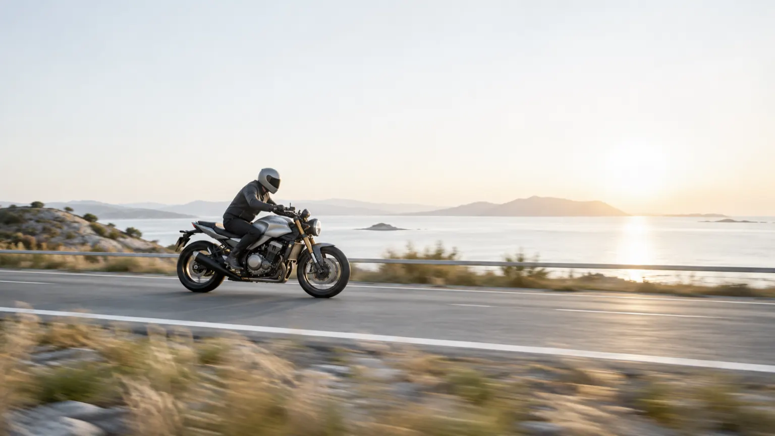 A motorcycle